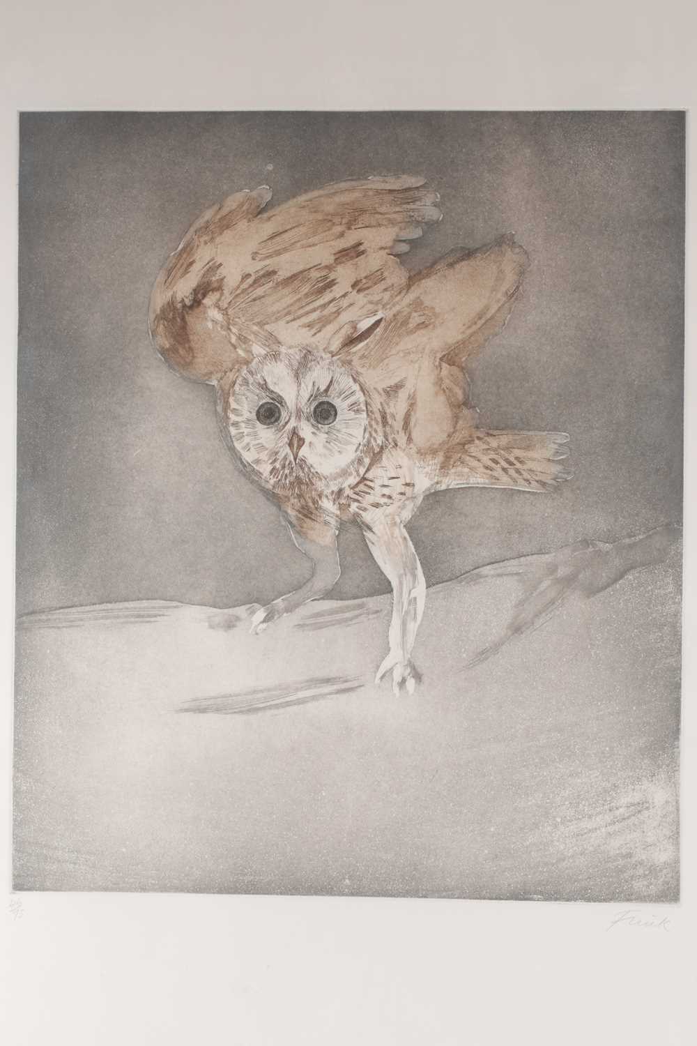 Dame Elizabeth Frink 1930-1933 British Long-Eared Owl from Six Owl Series