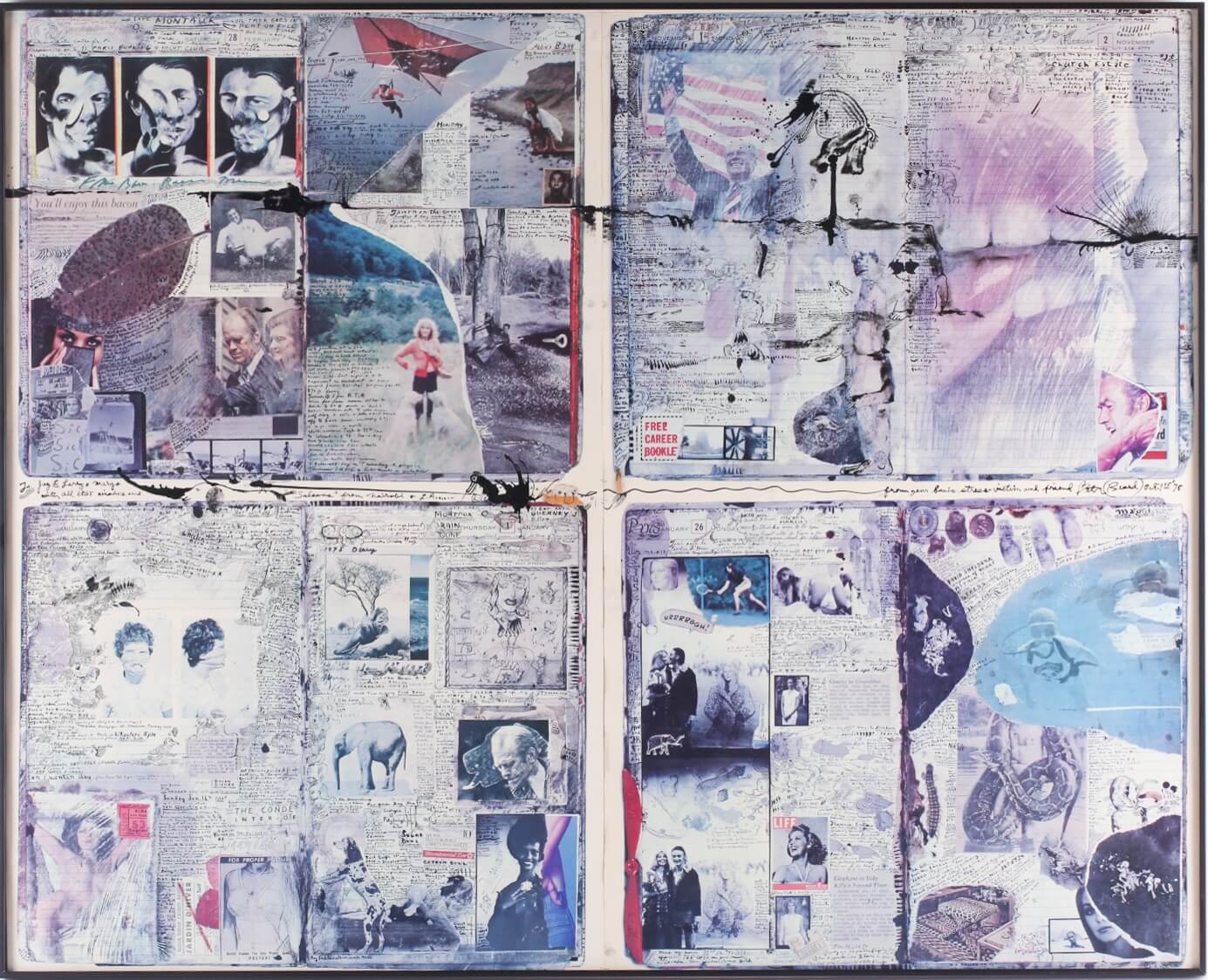 Peter Beard Diary pages