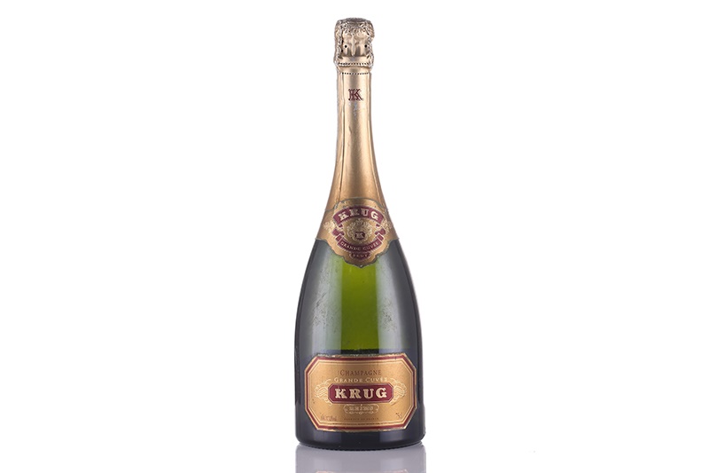A bottle of Krug Champagne 1979
