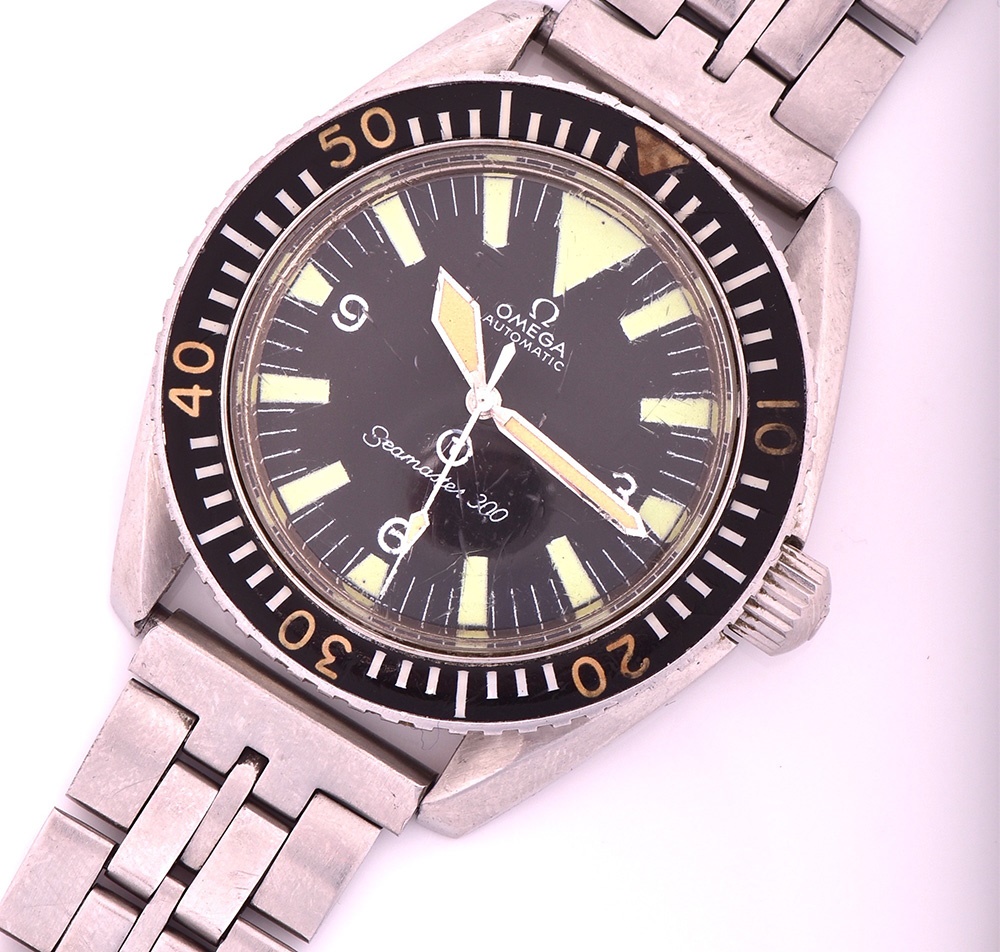 An Omega Seamaster 300 T Dial Military Issue ST165.024
