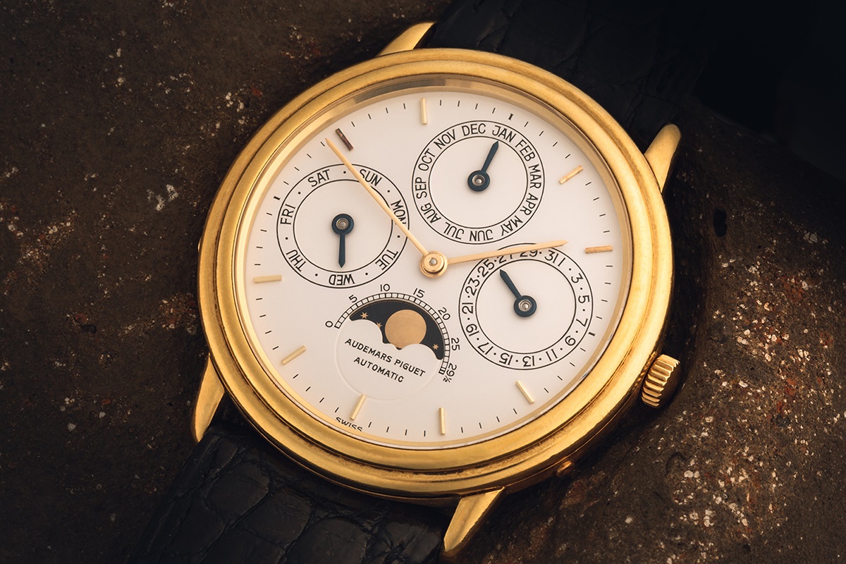 An Audemars Piguet reference 5548 automatic Quantieme Perpetual Calendar