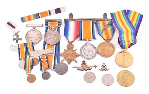 Second World War group of five medals