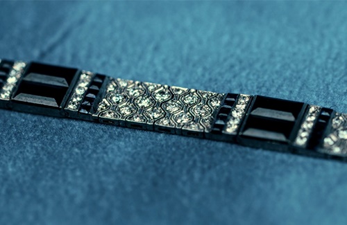 Art Deco & Sapphire Bracelet by Charles Holl