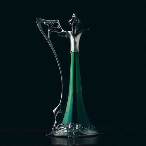 Art Nouveau Glass Jug