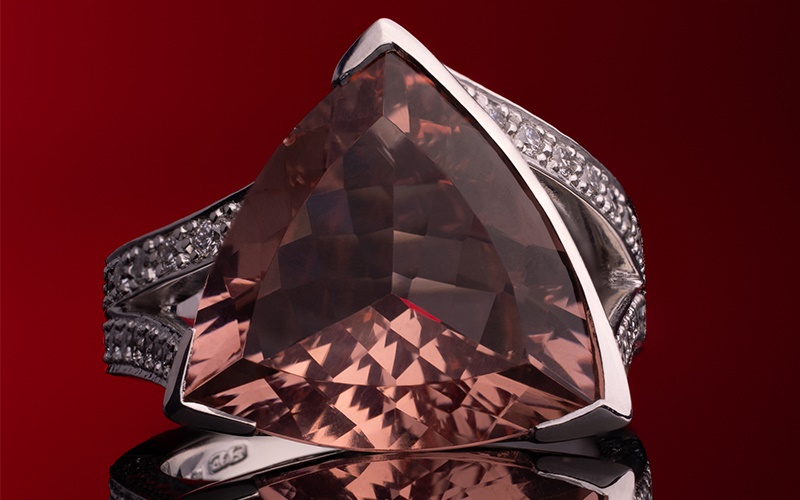 Boodles Morganite Cocktail Ring
