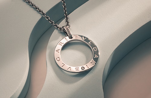 Bulgari Silver B Zero Necklace