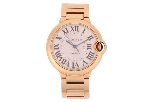 Cartier - An 18ct Yellow Gold Ballon Bleu Wristwatch