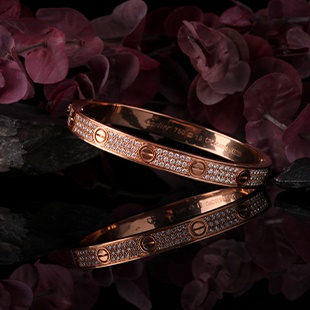 Cartier Gold and Diamond Love bangle