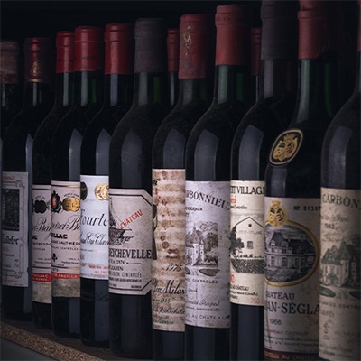 Collection of Wine Bottles