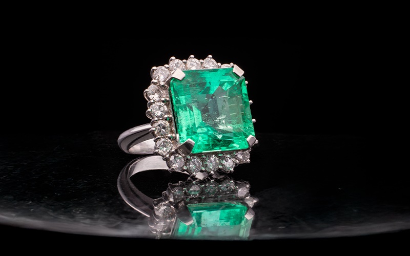 Colombian Emerald 17.07ct Ring