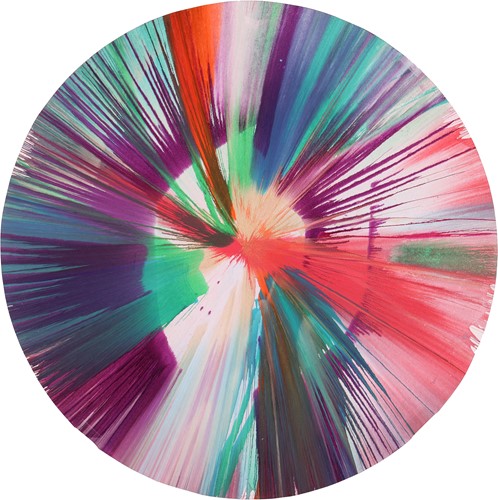 Damien Hirst Spin Painting