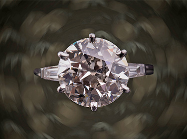 A Diamond Solitaire Ring