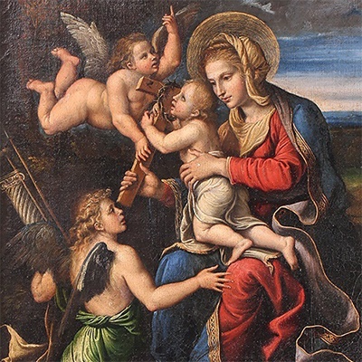 Follower of Filippino Lippi Renaissance Painting