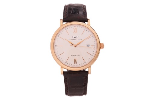 An IWC Portofino 18 Carat Wristwatch