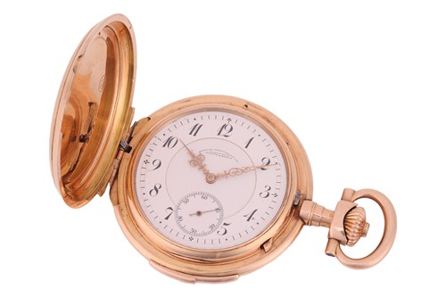 Lange & Sohne Glashütte Quarter Repeater Full Hunter Pocket Watch