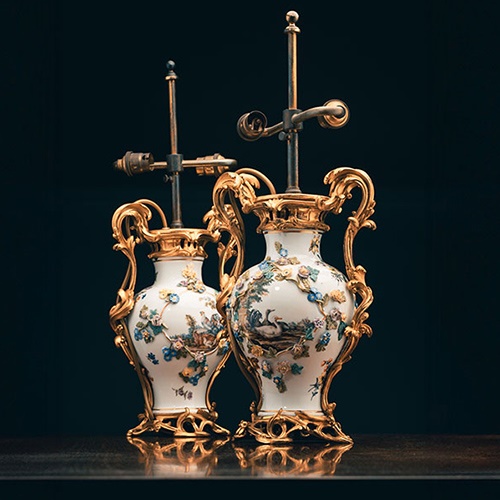 Meissen 18th Century Vases