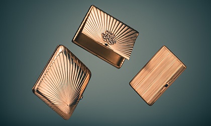Sell Gold Cigarette Cases with Dawsons