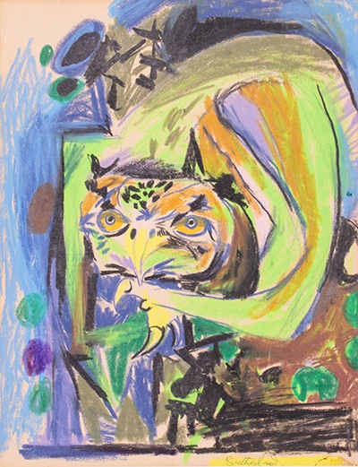 Graham Sutherland Study of an Eagle Owl