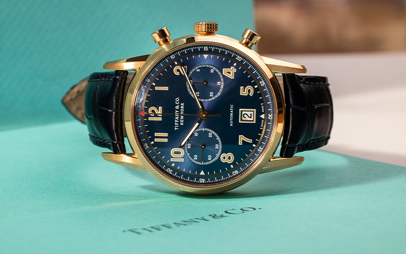 Tiffany CT60 Watch on its side