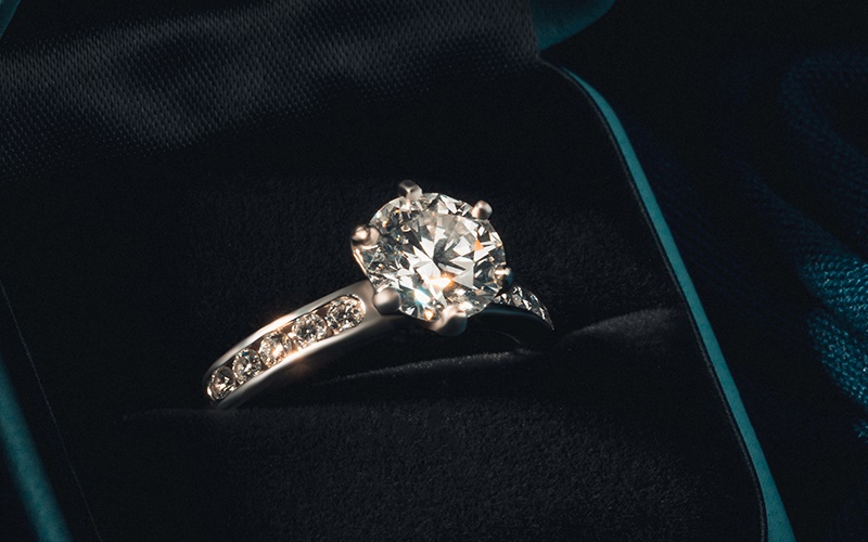 Tiffany Diamond Solitaire Ring in Box