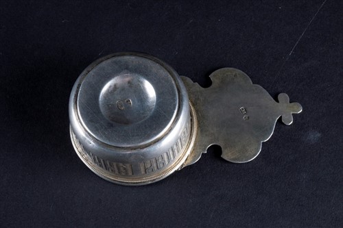 Lot 333 - A Russian silver church Christening kovsch...