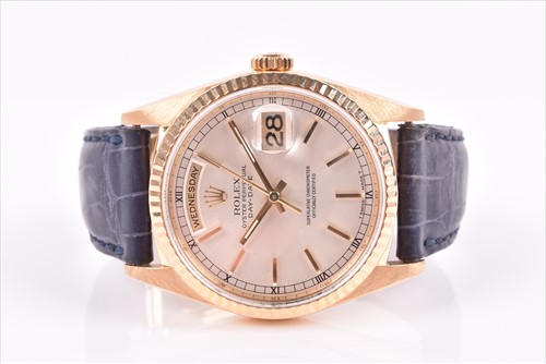 Lot 445 - A Rolex Oyster Perpetual Day Date ref. 18238...