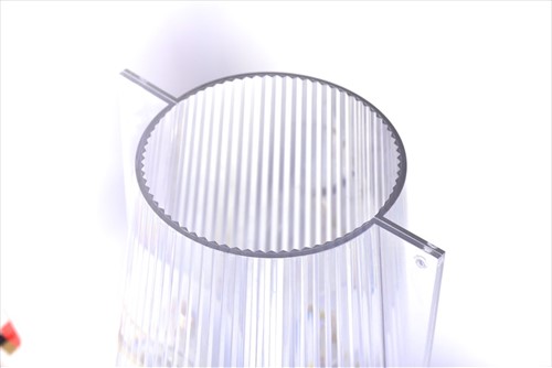 Lot 311 - A large Kartell 'Bourgie' clear plastic lamp...