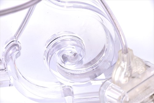 Lot 311 - A large Kartell 'Bourgie' clear plastic lamp...