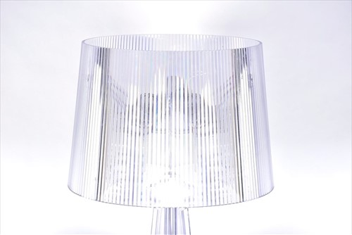 Lot 311 - A large Kartell 'Bourgie' clear plastic lamp...