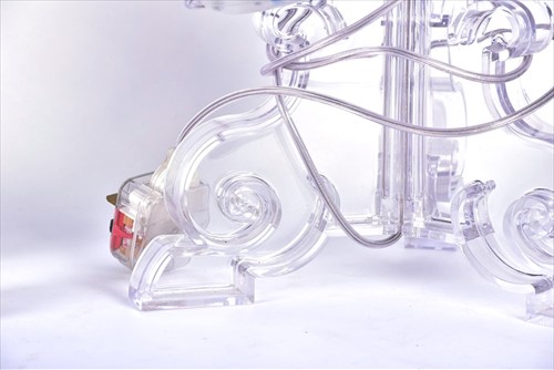 Lot 311 - A large Kartell 'Bourgie' clear plastic lamp...