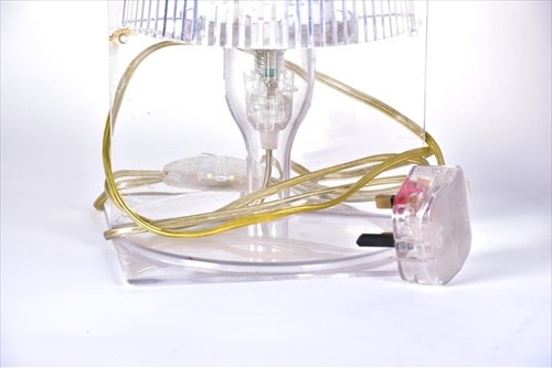 Lot 311 - A large Kartell 'Bourgie' clear plastic lamp...