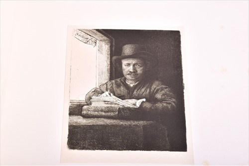 Lot 362 - Three 19th century volumes of Rembrandt...