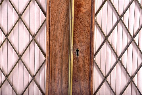 Lot 10 - A reproduction Regency style mahogany...