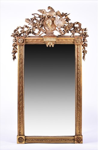 Lot 175 - A French 18th century giltwood and gesso wall...