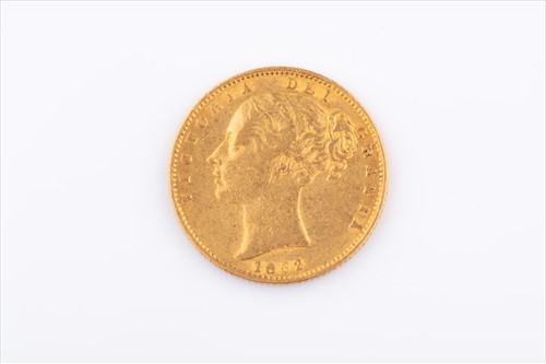 Lot 277 - A Queen Victoria Young Head sovereign with...