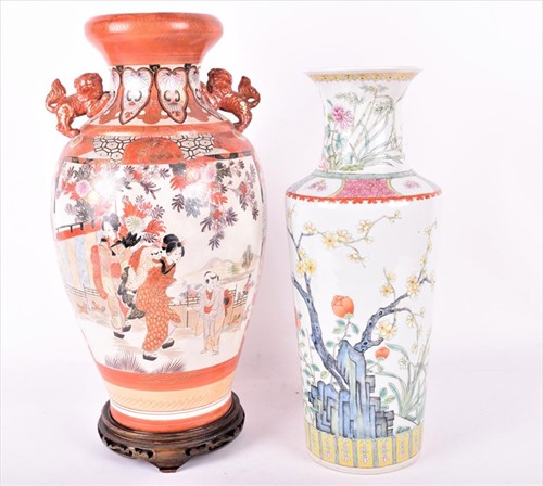 Lot 189 - A turn of the century Chinese enamelled vaseÂ ...