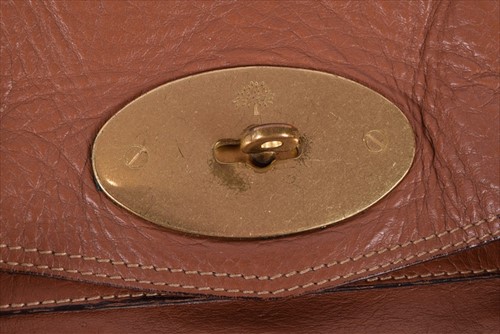 Lot 360 - A Mulberry satchel bag in brown leather along...