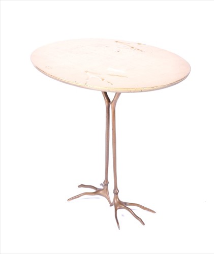 Lot 25 - A 'Traccia' gilt-finished occasional table...