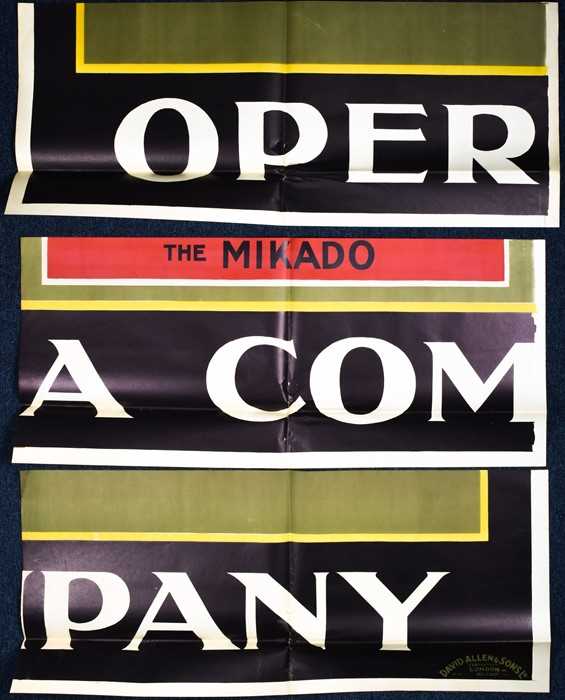 Lot 284 - A rare D'Oyly Carte Opera Company large...
