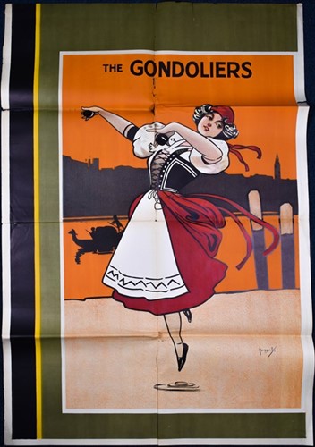 Lot 284 - A rare D'Oyly Carte Opera Company large...