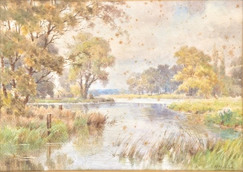 Lot 144 - A collection of British watercolour paintings...