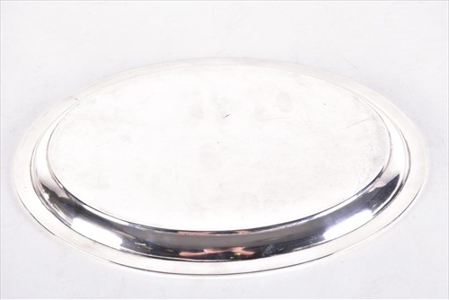Lot 448 - An Austro-Hungarian silver dish of boat form...