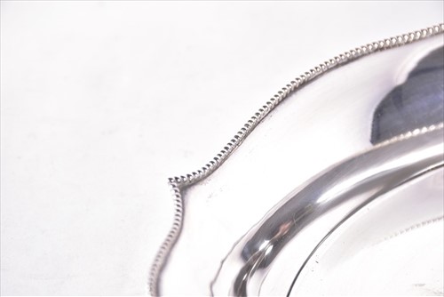 Lot 448 - An Austro-Hungarian silver dish of boat form...