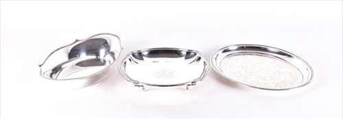 Lot 448 - An Austro-Hungarian silver dish of boat form...