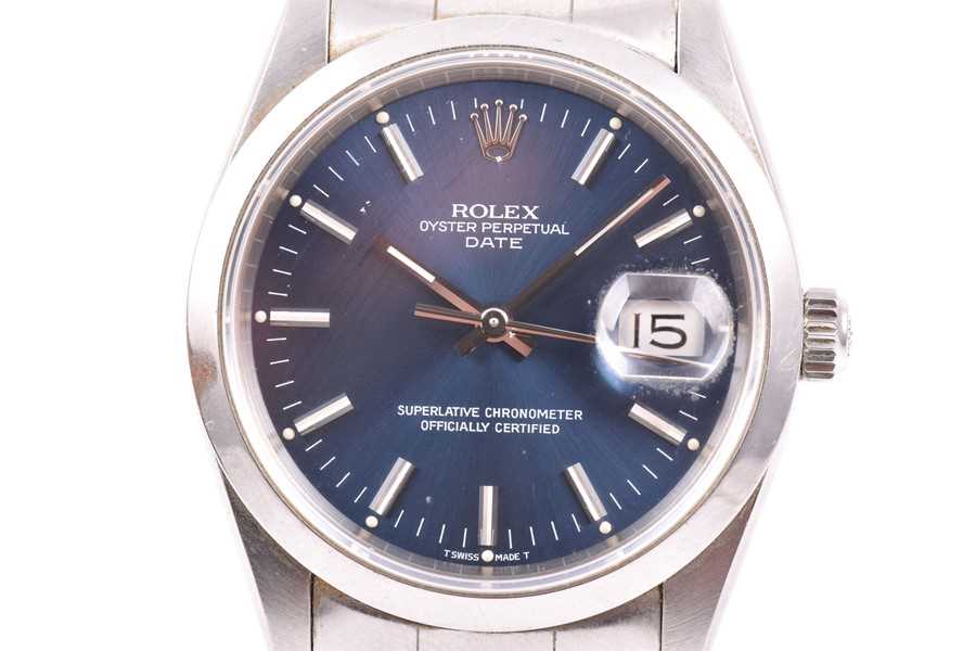 Lot 349 - A 1991 Rolex Oyster Perpetual Date ref. 15200...