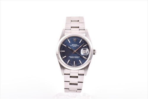 Lot 349 - A 1991 Rolex Oyster Perpetual Date ref. 15200...