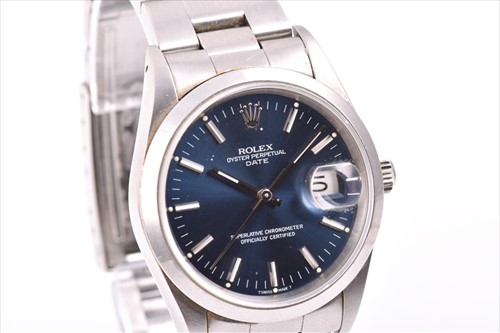 Lot 349 - A 1991 Rolex Oyster Perpetual Date ref. 15200...