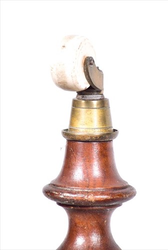 Lot 33 - A 19th century Victorian walnut adjustable...