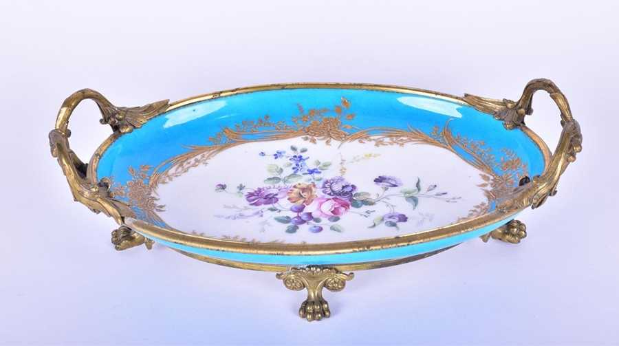 Lot 236 - A fine 19th century ormolu mounted Sevres...