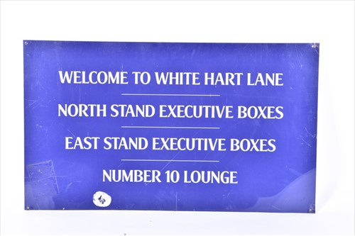 Lot 323 - Tottenham Hotspur: an original enamel internal...